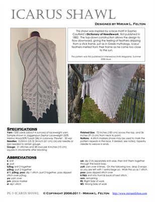 Icarus Shawl