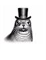 Dapper Seal in a Top Hat Print