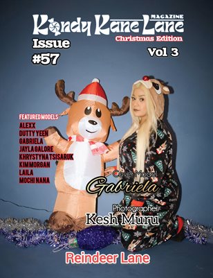 Kandy Kane Lane Magazine Issue 57 Cover Model Gabriela 