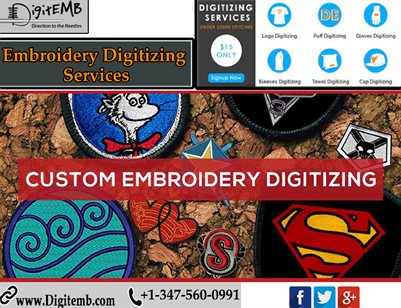 Custom Embroidery Digitizing