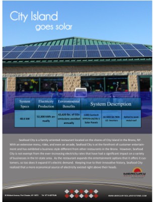 Seafood City Restaurant Goes Solar With Mercury Solar Systems Case Study