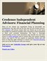 Credence Independent Advisors: Financial Planning