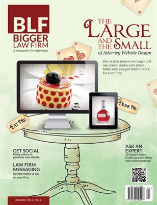 The Large and the Small of Attorney Website Design - December 2011