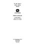 John Deere TH 6X4 Gator Utility Vehicle PARTS CATALOG Manual PC9602
