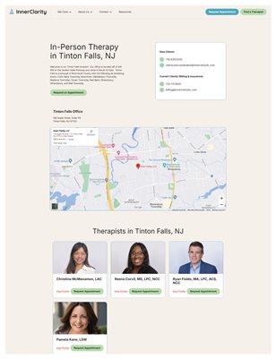 Tinton Falls Therapists Near Me