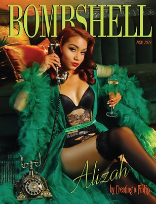 BOMBSHELL Magazine November 2023 - Alizah Cover