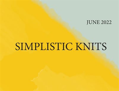 Simplistic Knits June 2022
