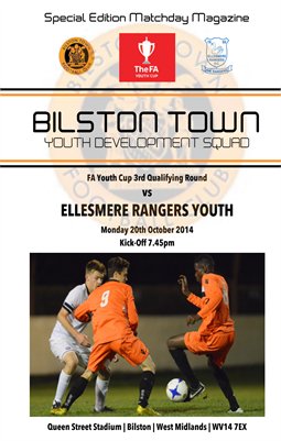 Bilston Town Youth v Ellesmere Rangers 20/10/14 FA Youth Cup
