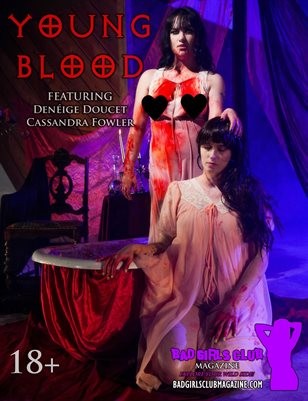 Young Blood - Sexy Busty Nude Naked Deneige Doucet Bathes in Her Lesbian Lover's Young Blood