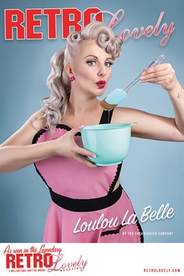 Retro Lovely No.155 – Loulou La Belle Cover Poster