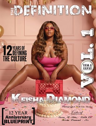 The Definition: Keisha Diamond The BluePrint 12 Year Anniversary vol1 issue 791 Cover 2