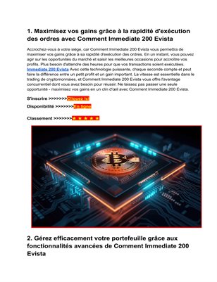 Redouane Bougheraba Immediate 200 Evista||Immediate Evista 4.0||Immediate 200 Evista Avis