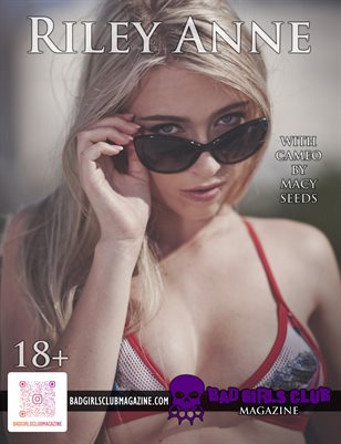 Riley Anne - Busty Blonde Bikini Body Babe Has Fun on the Beach with Boudoir Cameo by Blonde Boudoir Babe Macy Seeds