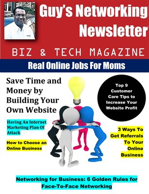 Guy's Networking Newsletter Biz and Tech Magazine September Issue