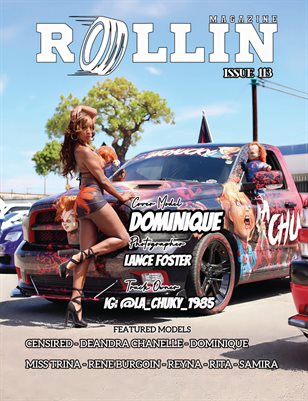 Rollin Magazine Issue 113 Cover Model Dominique 