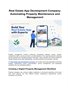 Real Estate App Development Company