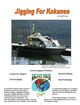 Jigging for Kokanee at Odell Lake