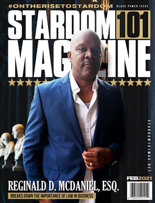 STARDOM101 MAGAZINE REGINALD MCDANIEL FEB 2021