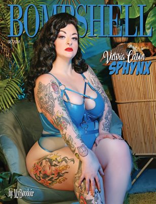 BOMBSHELL Magazine October 2024 REGULAR ISSUE - Victoria Casson-Sphynx Cover