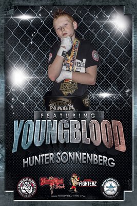 Hunter Sonnenberg Caged Grit Poster