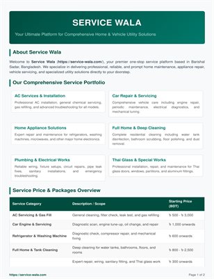 Service wala home service 