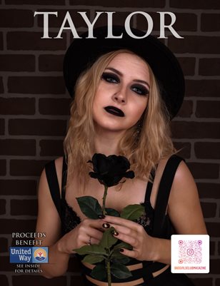 Taylor - Sexy Busty Bad Ass Boudoir Blonde Babe Goes Gothic & Wants to Give You a Black Rose