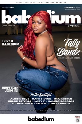 TALLY BANDZ THEME FREE ISSUE - BABEDIUM MAGAZINE COVER POSTER