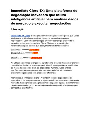 Immediate 1X Cipro Reclame Aqui||Immediate 1X Cipro||Immediate A2 Cipro