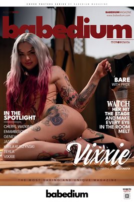VIXXIE SPECIAL ISSUE - BABEDIUM MAGAZINE COVER POSTER