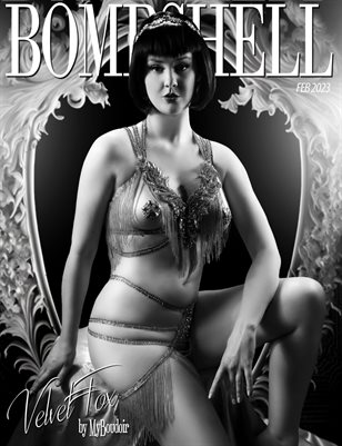 BOMBSHELL Magazine February 2023 - Velvet Fox Cover