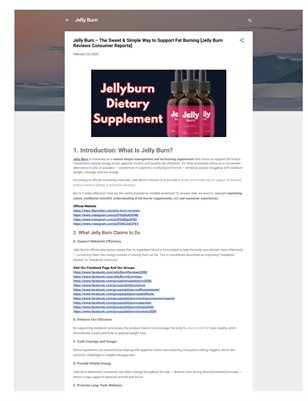 Jelly Burn – The Sweet & Simple Way to Support Fat Burning [Jelly Burn Reviews Consumer Reports]