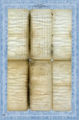 1860 Deed, Parker to Rose, Pike County, Missouri