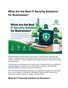 What Are the Best IT Security Solutions for Businesses