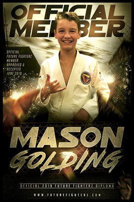 Mason Golding Gold Diploma Poster
