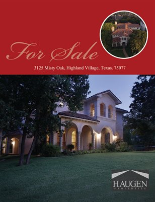 Haugen Properties - 3125 Misty Oak, Highland Village, Texas. 75077