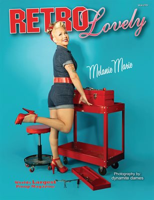 2026, Retro Lovely VOL-270, Featuring, Melanie Marie, Cover.