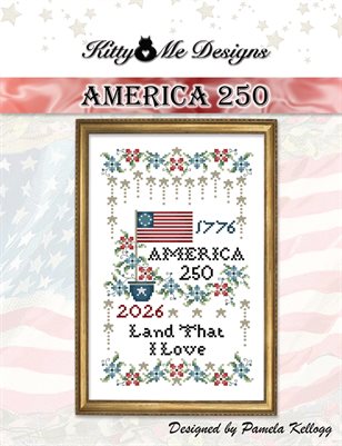 America 250 Counted Cross Stitch Pattern