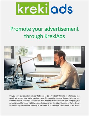 Promote your advertisement through KrekiAds