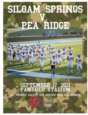 Siloam Panthers v. Pea Ridge Varsity Football Program 9/17/21