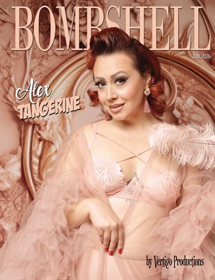 BOMBSHELL Magazine June 2026 - Alex Tangerine Cover