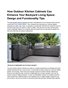 Outdoor Kitchen Cabinets Dubai