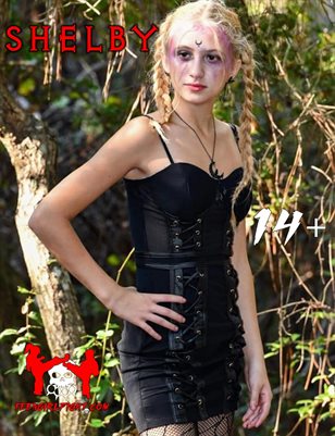 Shelby - Petite Blonde Florida Teen with Freckles and Pigtails in Corset Summons Her Enemies as a Evil Witch