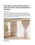 How Chiffon Curtains Enhance Natural Light and Create a Dreamy Atmosphere in Any Room