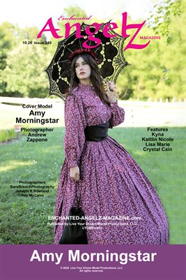 ENCHANTED ANGELZ MAGAZINE COVER POSTER - Cover Model Amy Morningstar - October 2026