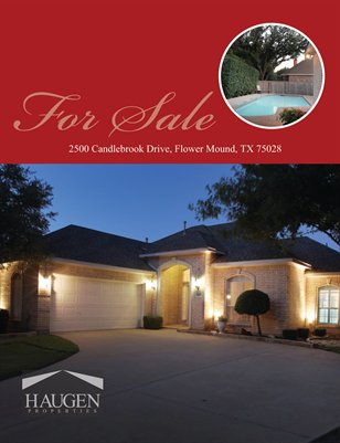 Haugen Properties -  2500 Candlebrook Drive, Flower Mound, Texas 75028 