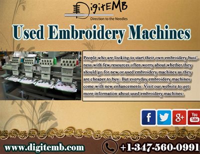 Used Embroidery Machines
