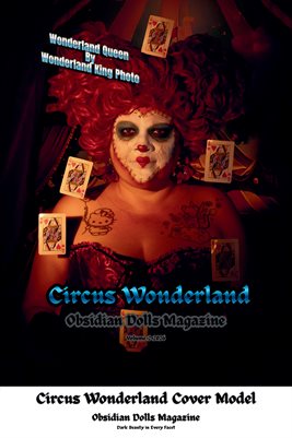 Obsidian Dolls Magazine: Circus Wonderland 2026 Volume 2 Wonderland Queen Cover Poster