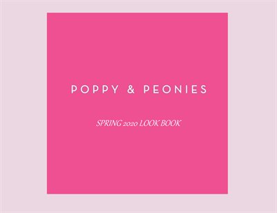 Poppy & Peonies Spring 2020 Look Book