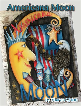 Americana Moon Painting Tutorial by Sharon Chinn SC18004