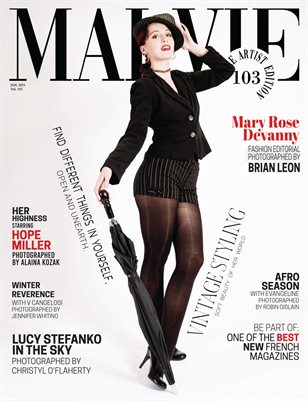 MALVIE Magazine The Artist Edition Vol 103 January 2021